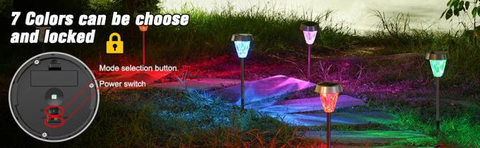 Waterproof IP65 Solar Powered Landscape Lights For Outdoor Garden Pathway 2